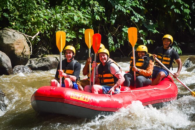 Mount Batur Trekking & White Water Rafting - Ayung River rafting on a private day: class II, with rainy-season surprises