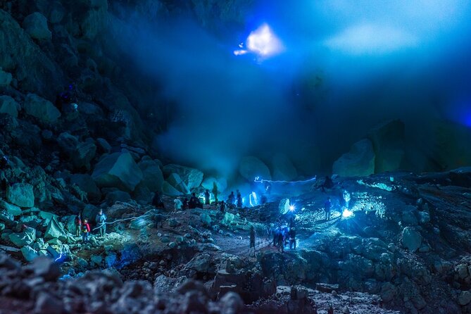 Mount Ijen Volcanic Crater Overnight Trip from Bali - The Ijen Crater at night: blue flames, sulfur air, and the guided pace