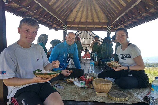 Mount Rinjani 3D2N Private Trek – Summit, Crater Rim & Hot Spring - Senaru Crater Rim Return: Sunset Over Mount Agung and Rainforest Time