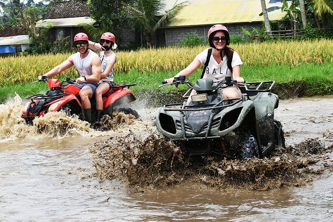 OFFICIAL ATV KUBER - Tunnel, Waterfall, Rice Field, River, Jungle - Water sections: waterfall, river riding, and optional rafting or rope swing