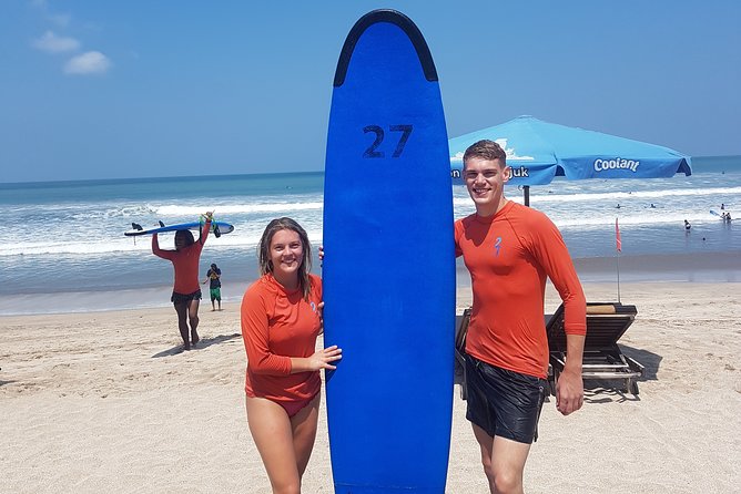 Private Beginner 1 on 1 Surf Lesson at Kuta Beach - Land lesson first: theory, sand practice, and pop-up coaching