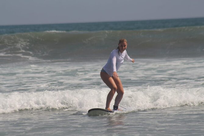 Private Beginner 1 on 1 Surf Lesson at Kuta Beach - In the water: easy waves, not deep-water stress