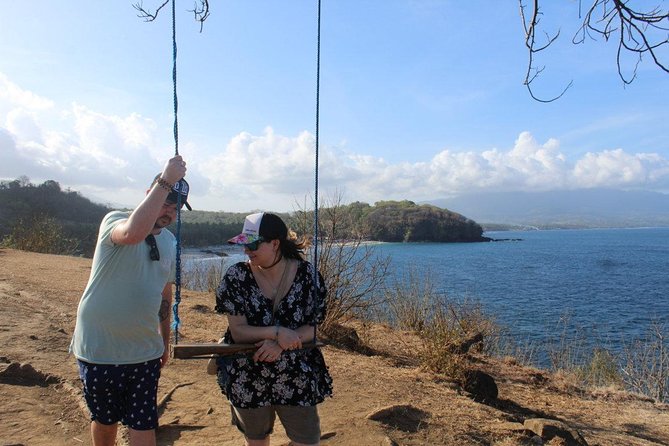 See The Gate of Heaven at Lempuyang Temple in Bali - Asah Hill viewpoint: short stop, strong ocean energy