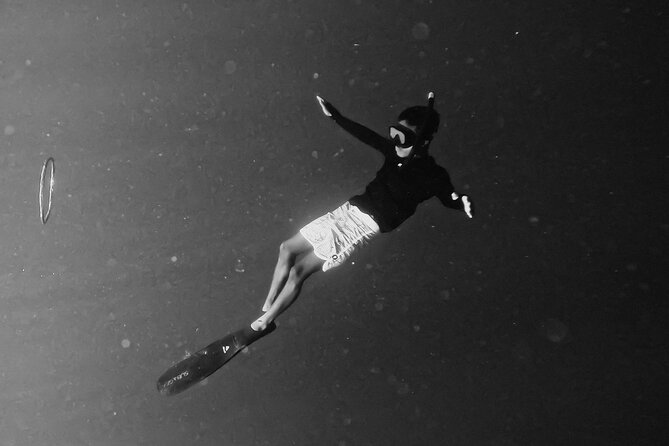Snorkeling with turtle and statue in Gilis - The Snorkeling Stops: Turtles, Statues, Coral, and Fish