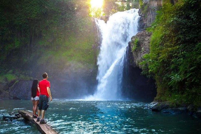 Tanah Lot Tour with Ubud Monkey Forest, Rice Terraces, and Waterfalls - Tegenungan Waterfall: quick, scenic, and made for photos
