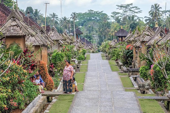 Trunyan Cemetery, Hot Spring, Penglipuran Village, and Waterfall Tour - Penglipuran Village, traditional community life in about an hour