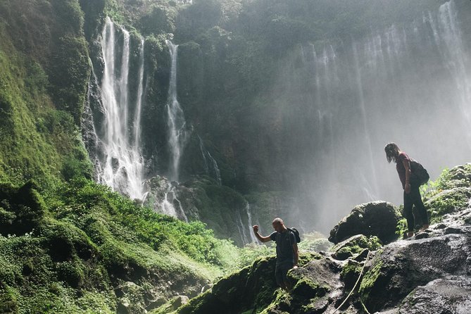 Tumpak Sewu Waterfall & Tetes Cave: A Trip from Malang & Surabaya - Tumpak Sewu: the viewpoint, then the real hike to the base