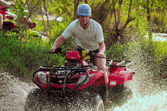 Ubud ATV Quad Bike with Infinity Pool Access All Inclusive - The Best Moment: Natural Tunnel Cave Thrills and Muddy Photo Stops