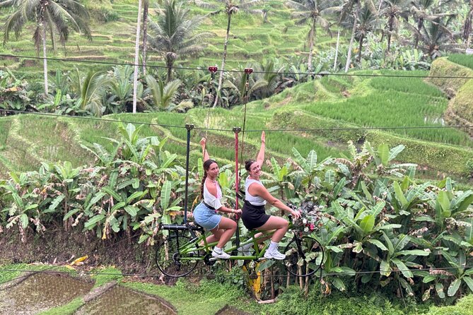 Ubud: ATV Rafting + Zipline, Swing, Sky Bike in Bali Rice Terrace - U Fun Field: Zipline, Swing, Sky Bike Over Rice Terraces