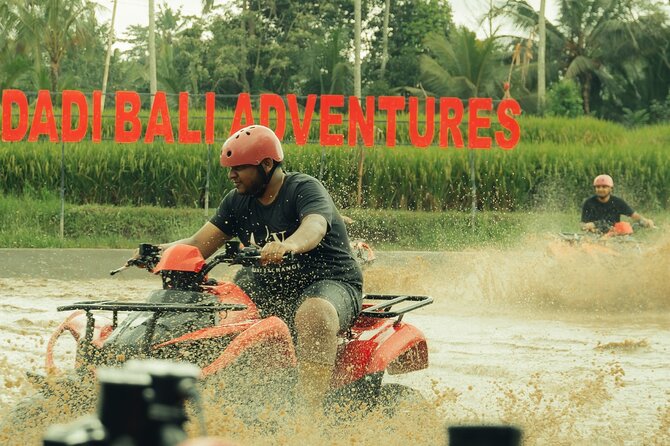 Ubud ATV Ride through River Jungle Rice Fields Puddles - Getting from Ubud pickup to the start line at Dadi Bali Adventures