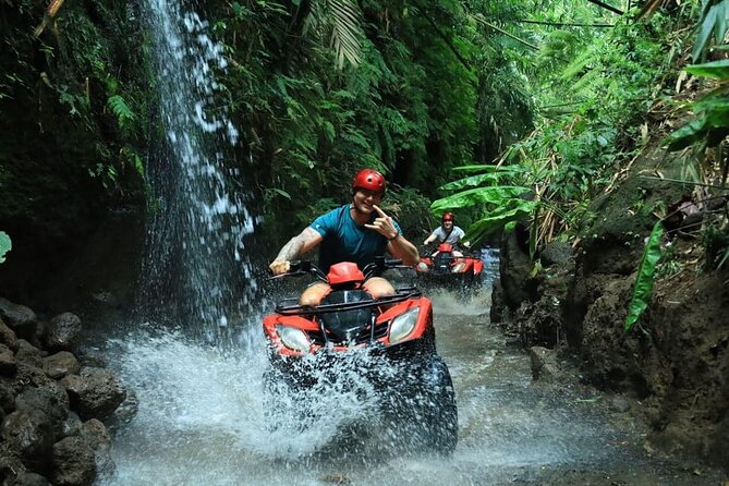Ubud ATV Ride through River Jungle Rice Fields Puddles - Pricing and value: about $28.73 per person with big-ticket inclusions