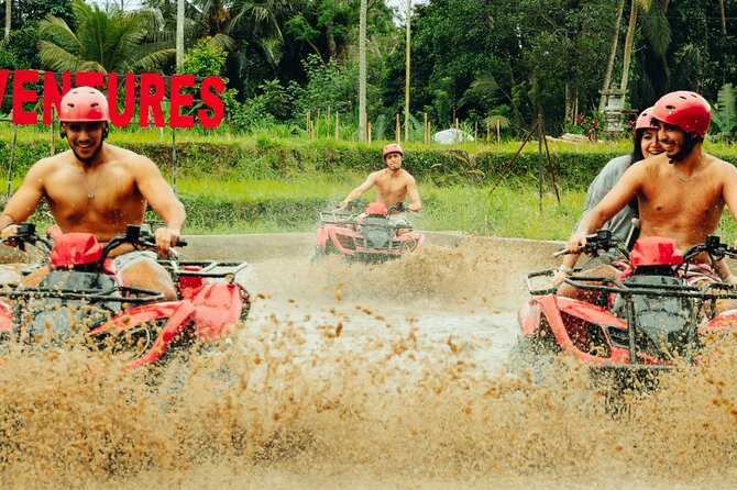 Ubud ATV Ride through River Jungle Rice Fields Puddles - ATV time: 1.5 hours of jungle trails, rice fields, river crossings, and puddles
