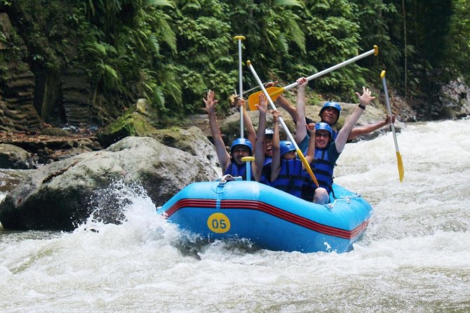 Ubud Ayung Water Rafting included Lunch and Transfer - The raft ride: 10 km, about 2 hours, and Class II to III rapids