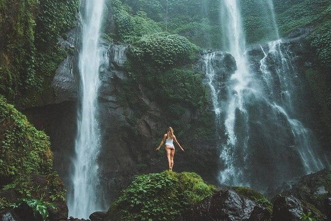 Ubud Hidden Gems Waterfall, Temple and Rice Terraces Private Tour - Tukad Cepung waterfall: where sunlight cuts through the cliffs