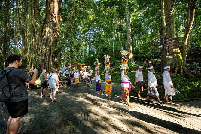 Ubud Highlights Rice Terraces, Temple, Waterfall & Monkeys forest - Getting There and Around: Pickup, Drop-off, and Comfort
