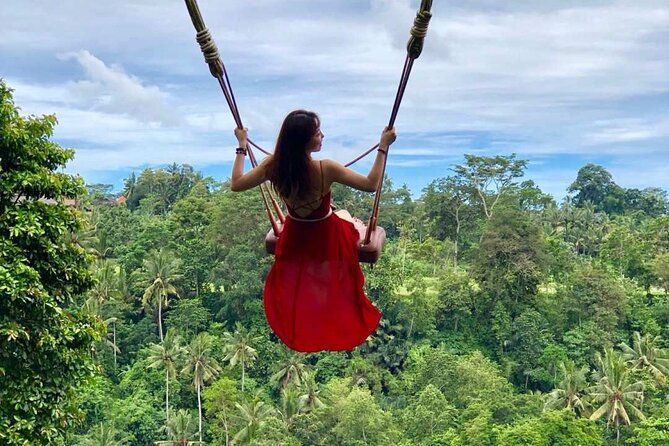 Ubud: Swing - Monkey Forest - Waterfall - Temple - Rice Terraces - Art Crafts - Budget reality: $33 plus entrances, food, and extras