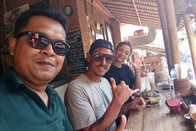 Ubud Tour Monkey Forest, Rice Terrace, Swing, Temple, Waterfall - Tegenungan Waterfall: stairs, swimming, and the rainfall reality check