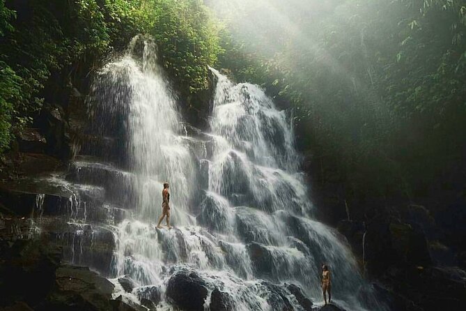 Ubud Waterfalls, Temple and Rice Terrace - Private Tour - Kanto Lampo Waterfall: Tiered Falls and Time to Get Wet