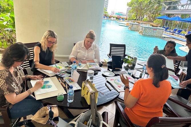 Watercolor & Wellness : A Healing Art Therapy Experience - Entering Watercolor Wellness in Kuningan (the calm starts fast)